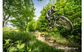 Een mountainbike bij Brilon