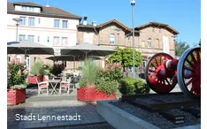 Het treinstation in Altenhundem