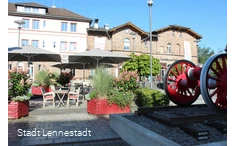 The train station in Lennestadt-Altenhundem