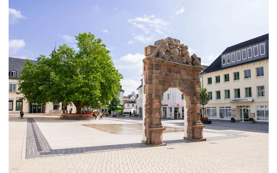 View of the Attendorn market square