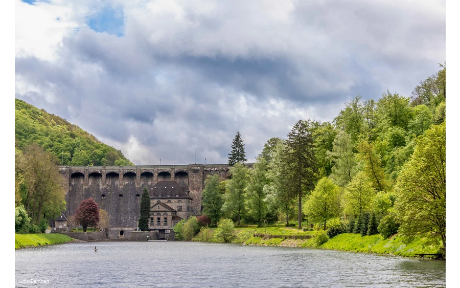 Dam wall at Diemelsee
