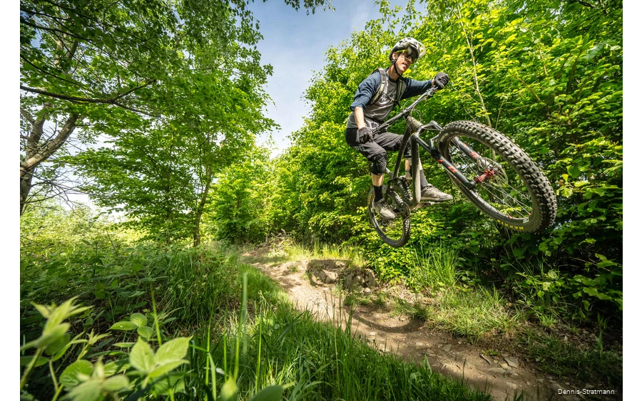 Een mountainbike bij Brilon