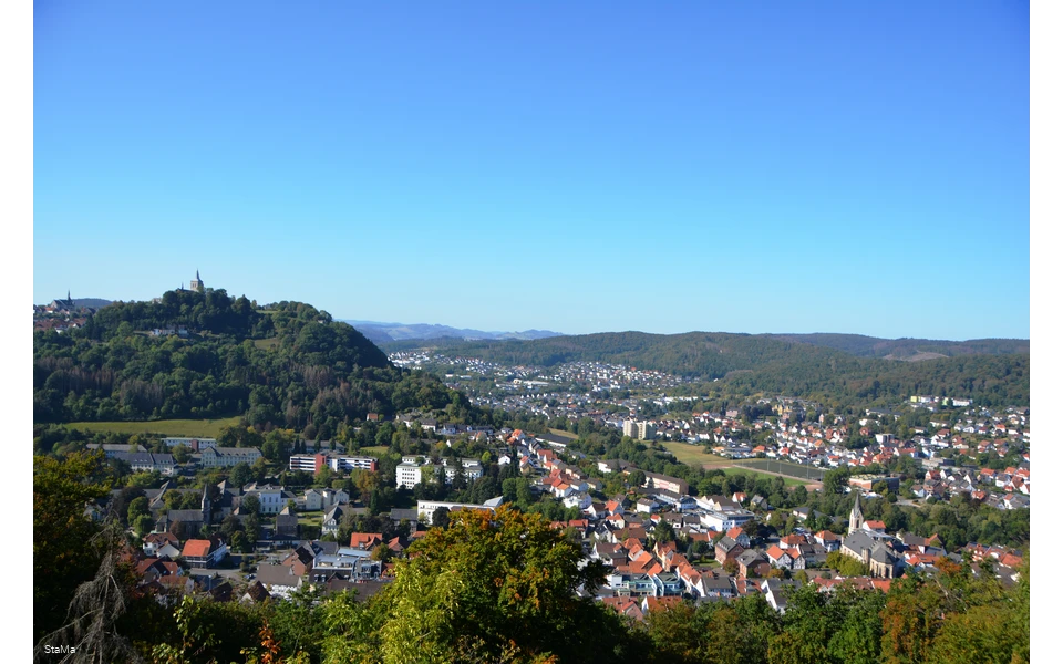 Blick über Marsberg