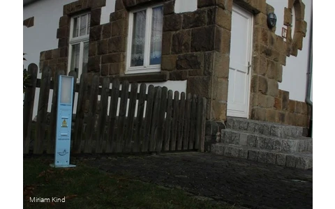 E-Bike Akku-Ladestation am Bahnhof in Neuenrade