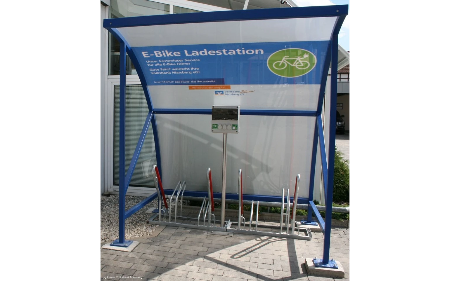 E-Bike-Ladestation Volksbank Marsberg
