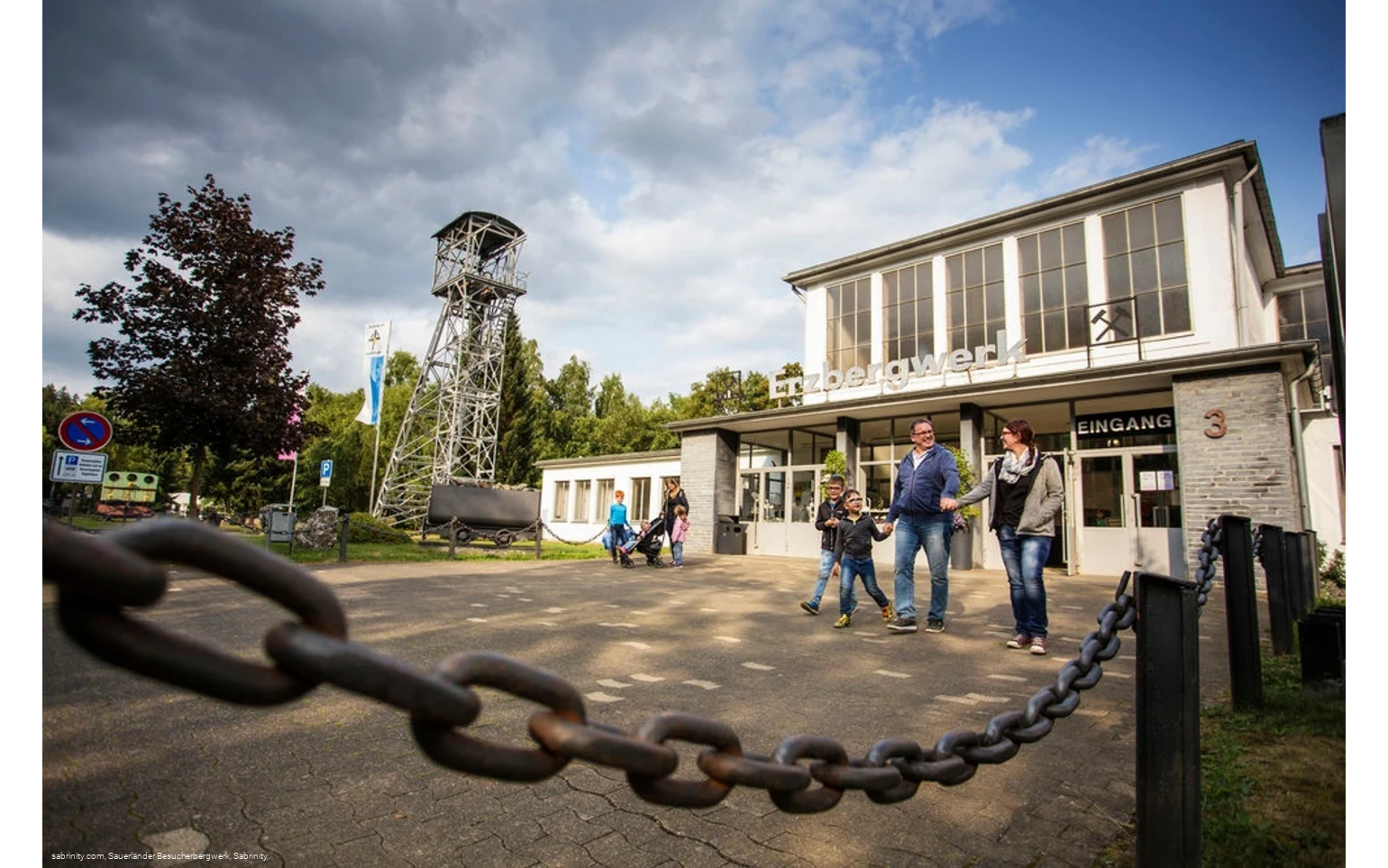 Eingang Sauerländer Besucherbergwerk
