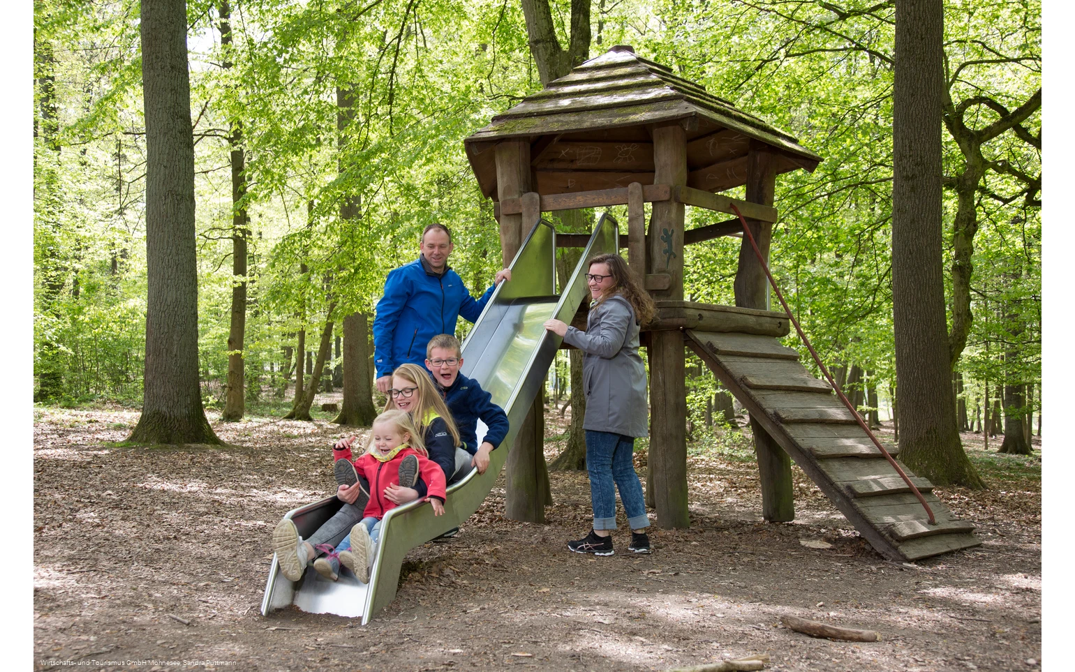 Waldspielplatz Günne Rutsche