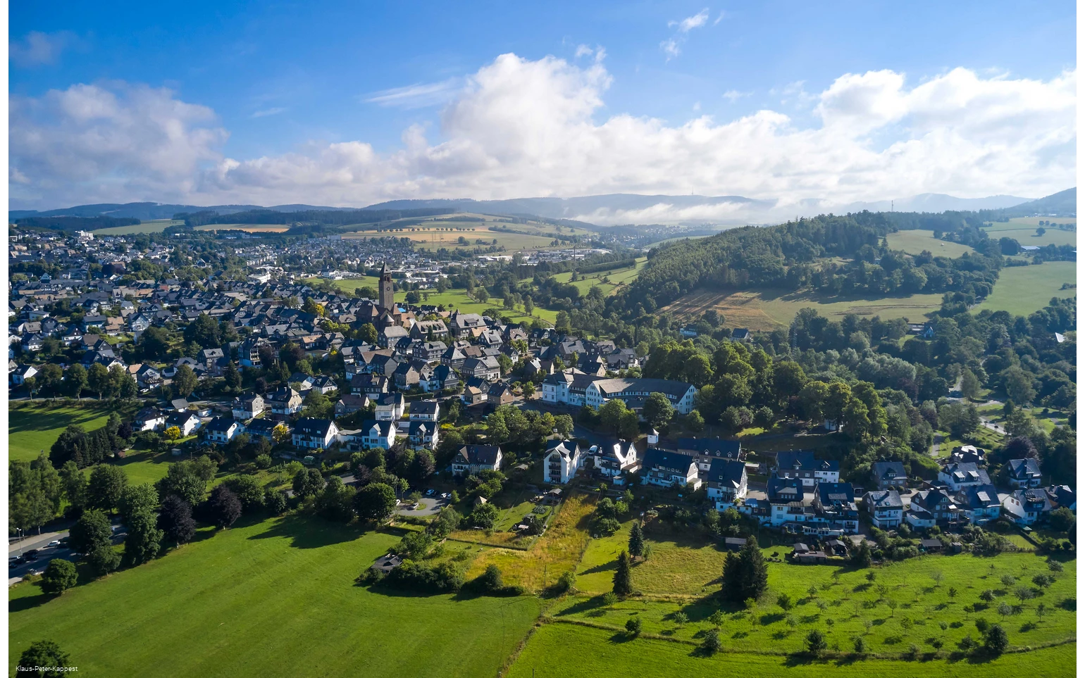 Schmallenberg aerial view