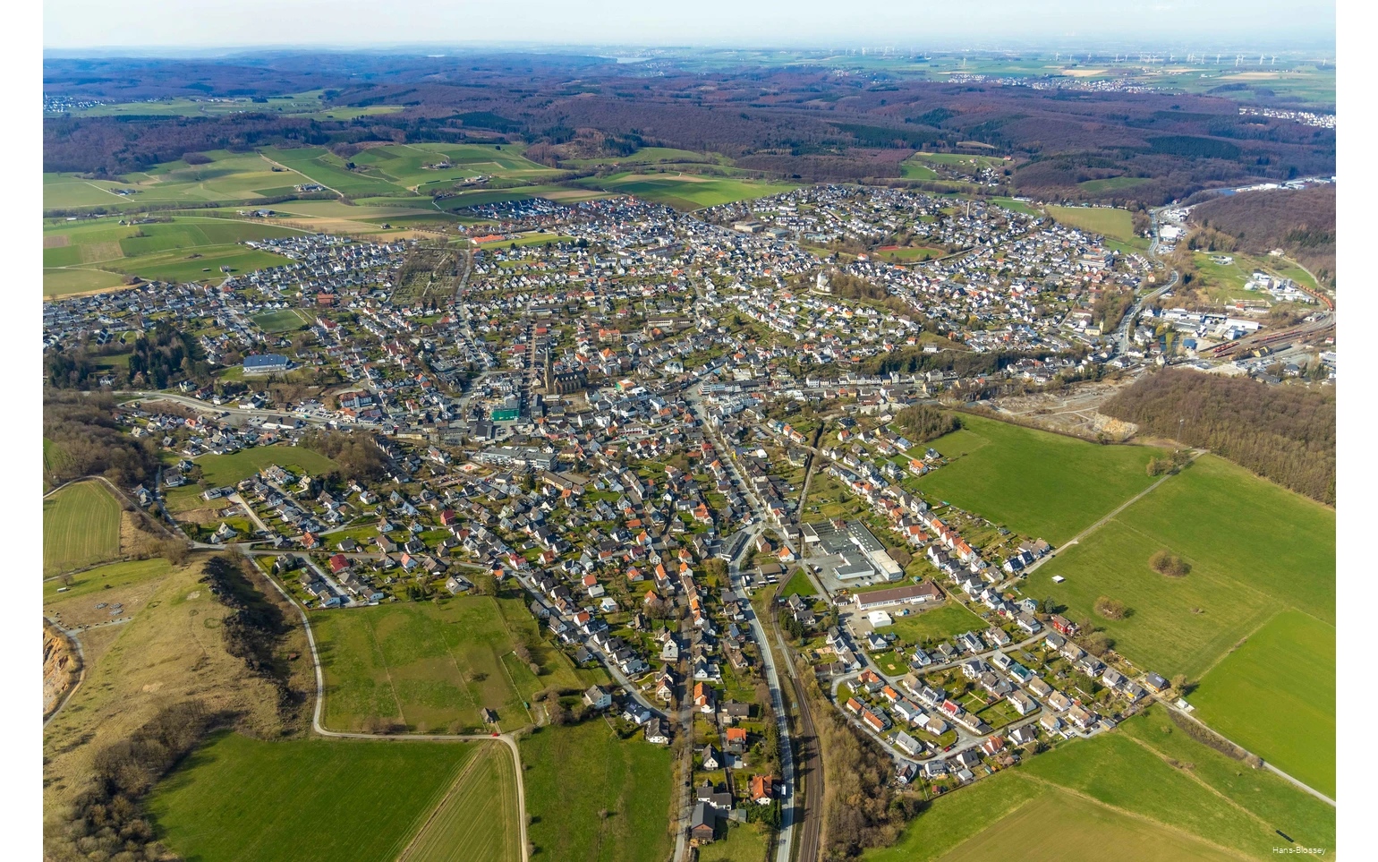 Aerial photo Warstein