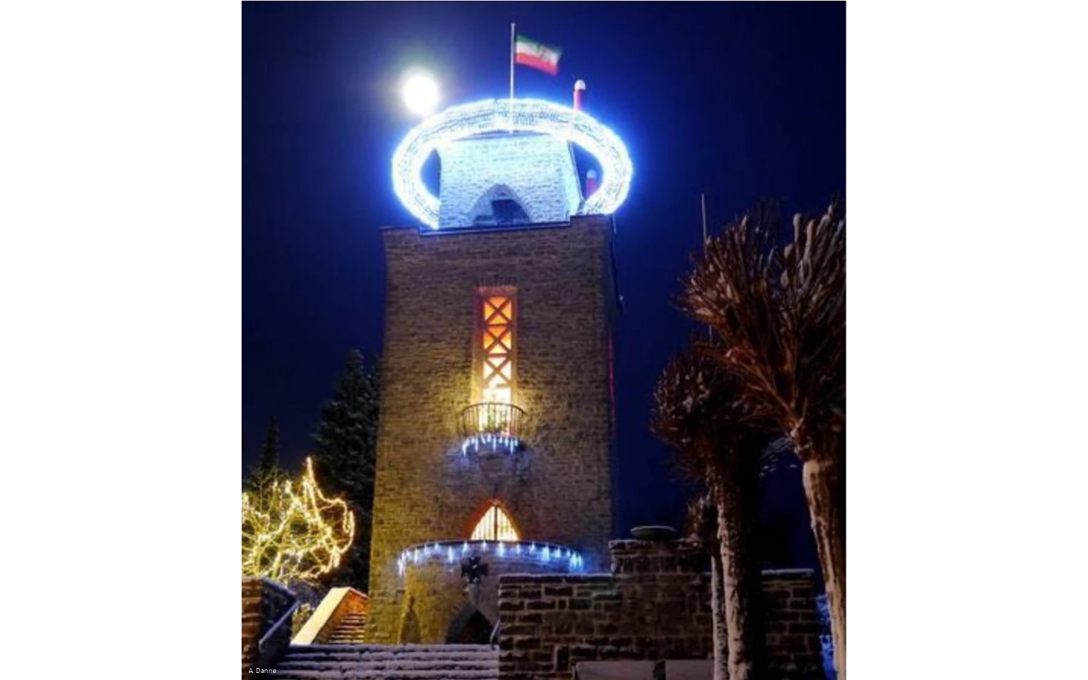 Der Adventskranz in Langscheid