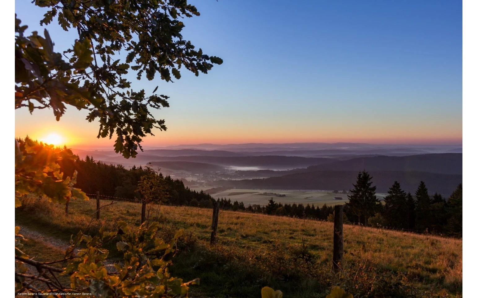 Sonnenaufgang am Aussichtspunkt Kalied