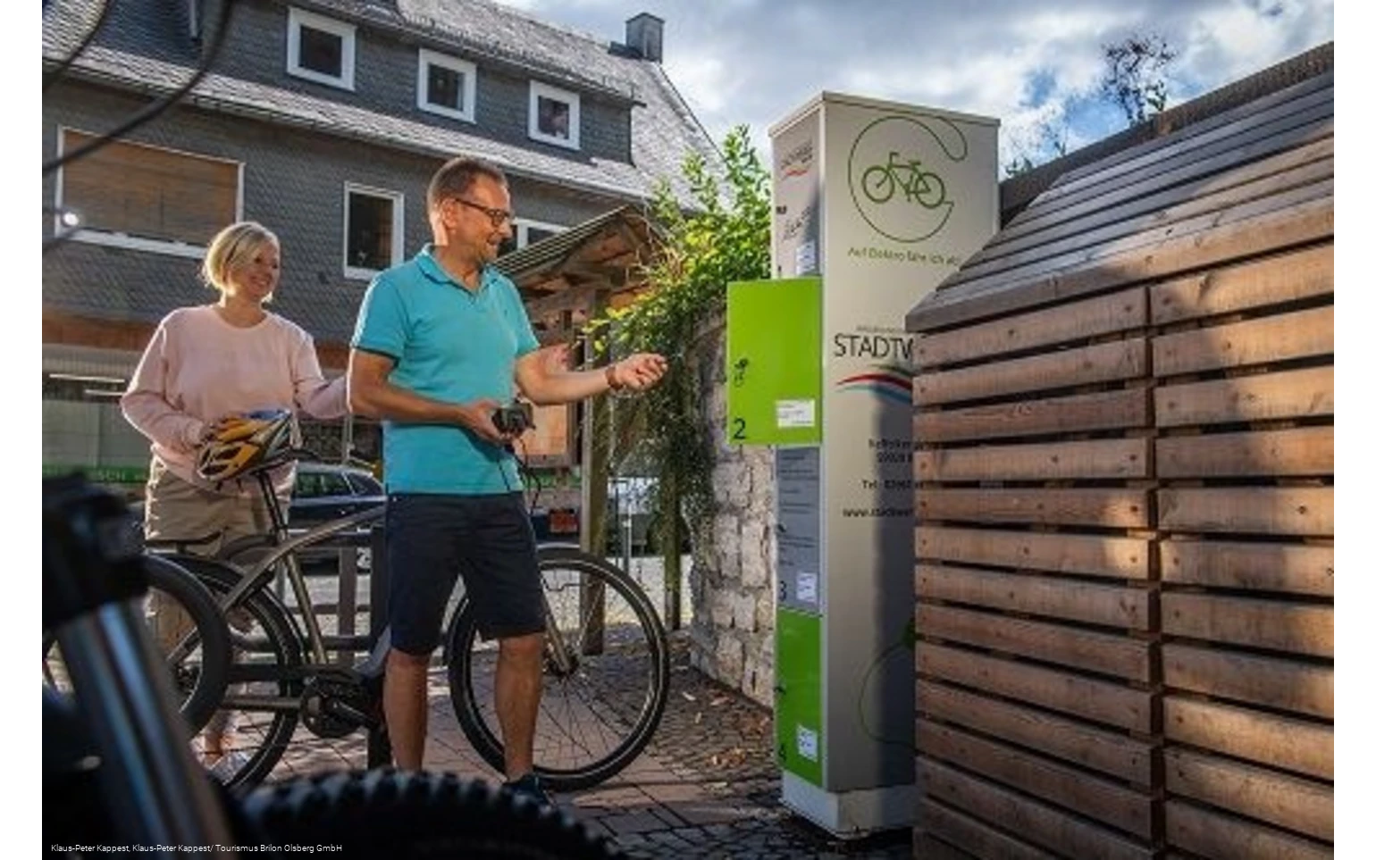E-Bike-Ladestation
