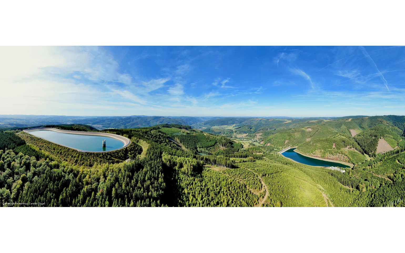Pumpspeicherwerk Rönkhausen, Ober- & Unterbecken
