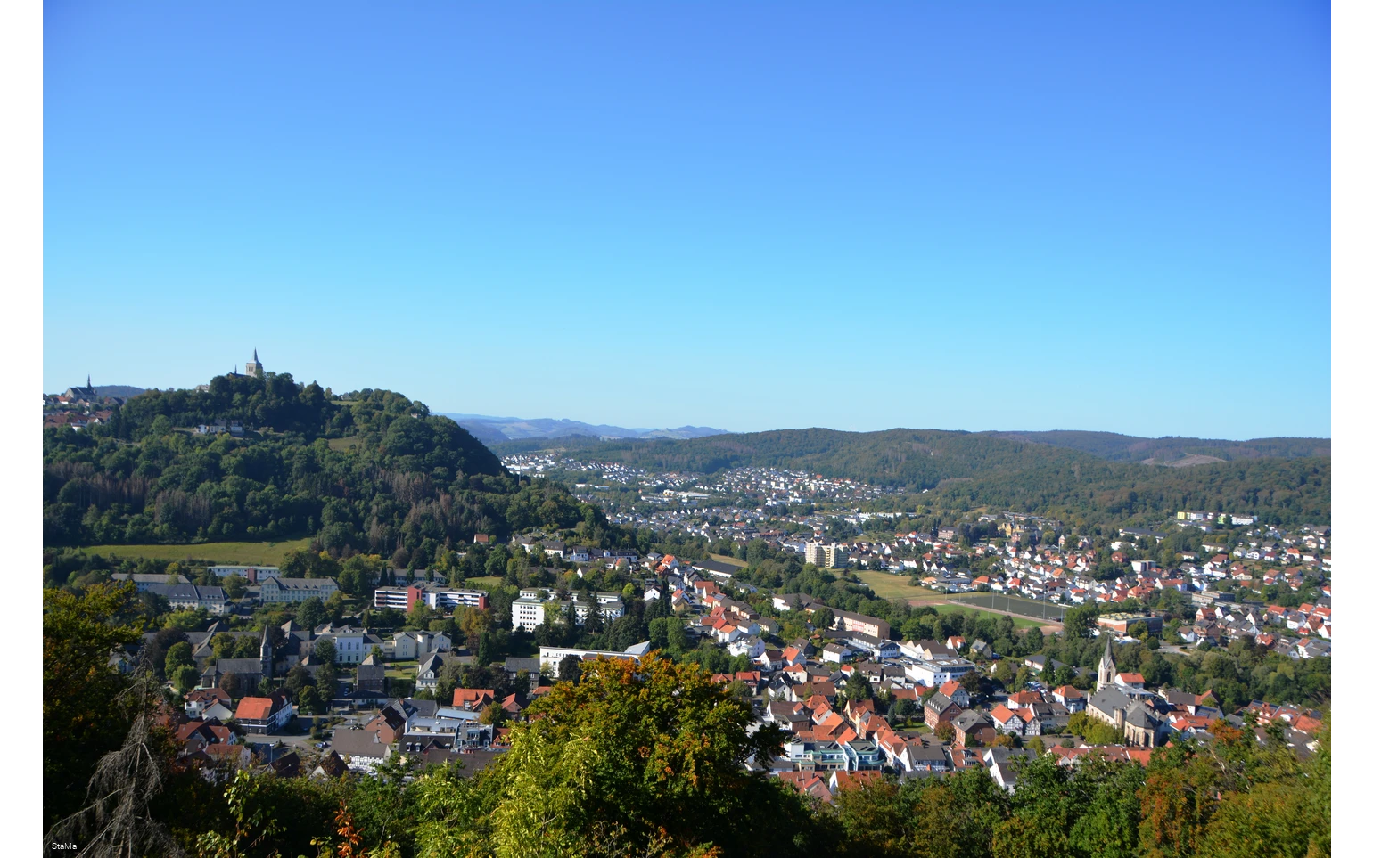 View over Marsberg