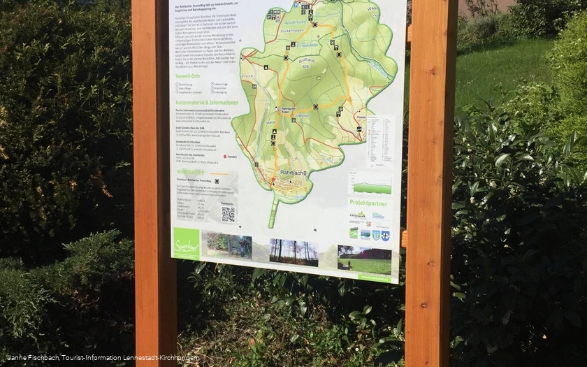 Infotafel am Rahrbacher PoesieWeg