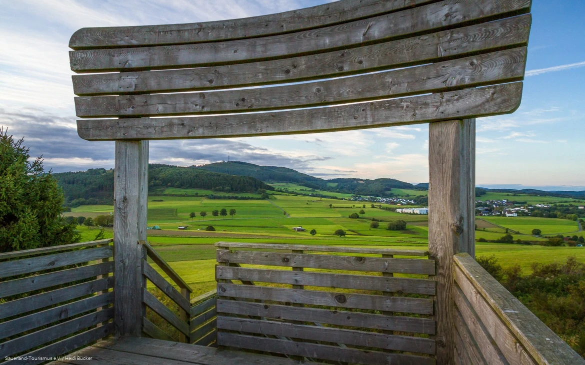 Een hoogtepunt van de Sauerland-Höhenflug: de Sauerland-Stabil stoel.
