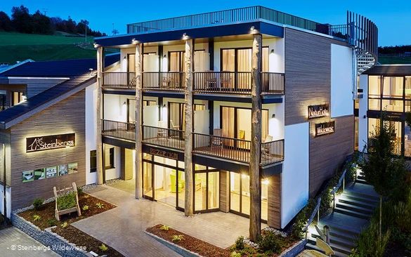 Het verlichte Steinbergs NaturHotel