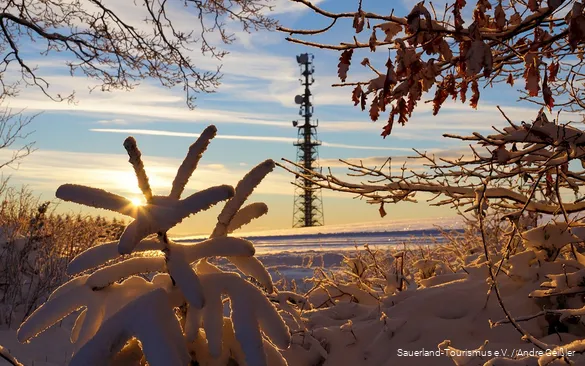 A highlight not only in winter: the Schomberg Tower.