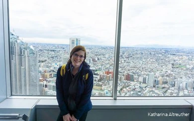 Katharina Altreuther alias "Kulturtänzer" auf Reisen.