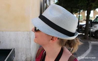 Blogger Daniela Wiese on tour.