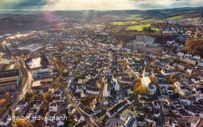 Luchtfoto van Attendorn
