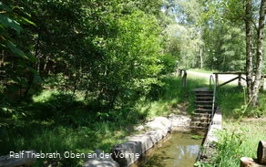 Die Kneippanlage am Wegesrand des Wanderweges