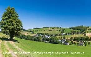 Blick von der Fotoroute auf Oberhenneborn