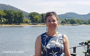 Blogger Martina Schäfer from www.places-and-pleasure.de on one of her excursions.