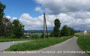 Start der Wanderung zur Weitsicht
