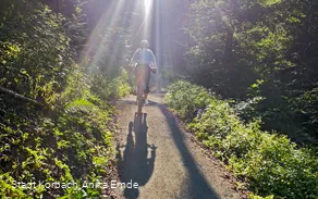 Greentrails Eisenberg zwei Bikerinnen