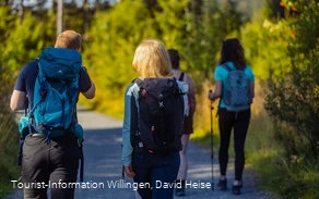 Wandergruppe im Upland