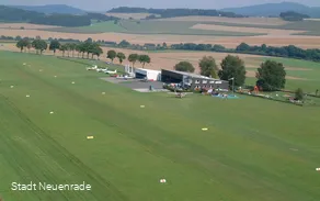 Flugplatz in Neuenrade-Küntrop von oben