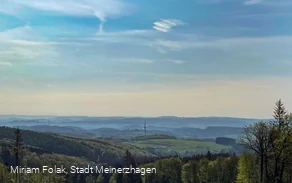 Ausblick vom Sauerland Höhenflug aufs Tal