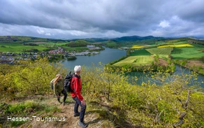 Hikers at Diemelsee