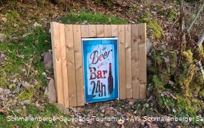 24 Stunden Beer Bar am Waldsofa an der Weitsicht