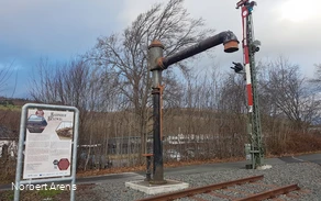 Bahn-Wasserkran und Signal Denkmal