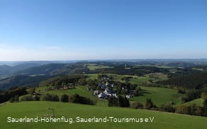 Ausblick vom Schombergturm über Wildewiese
