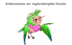 Erlebnisstation am Vogelerlebnispfad Dreislar