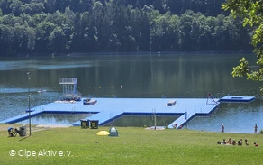 Strandbad Sonderner Kopf Olpe - Badeponton