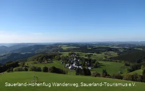 Ausblick vom Schombergturm über Wildewiese