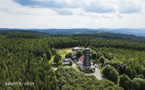 Luchtfoto van de Rhein-Weser-Turm