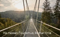Skywalk Willingen im Gegenlicht