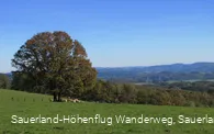 Aussicht bei Windhausen im Herbst