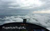 Blick aus dem Cockpit
