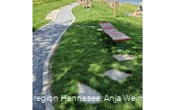 Barfusspfad Hennesee balancieren