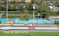 Die Minigolfanalge befindet sich in direkter Nachb