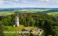 Der Eisenberg - Deutschlands reichste Goldlagerstätte mit Burgruine und Aussichtsturm