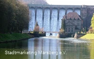 Diemelsee überlaufend