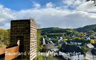 Blick vom Open Mind Place Oberholz auf das Dorf Referinghausen