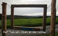 Panoramabilderrahmen am Wegesrand